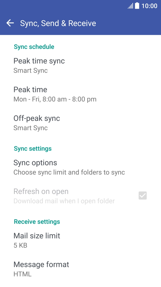 Press the Return key.