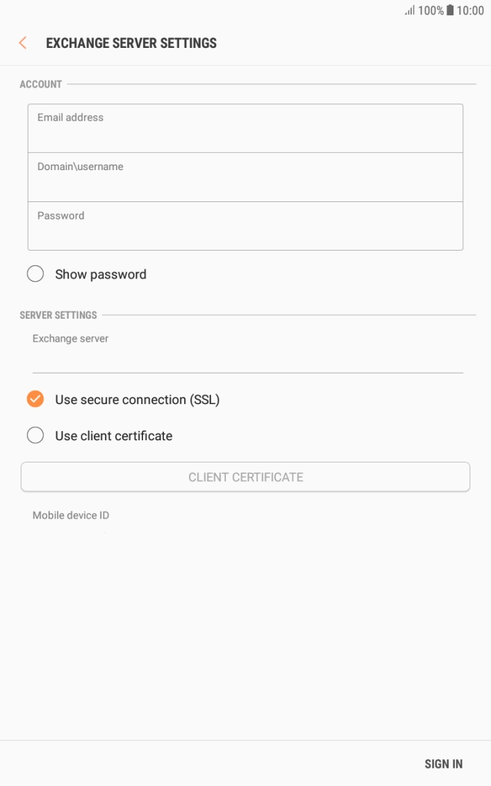 Press the field below Press the field below