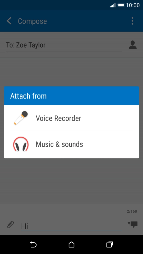 Press Music & sounds.