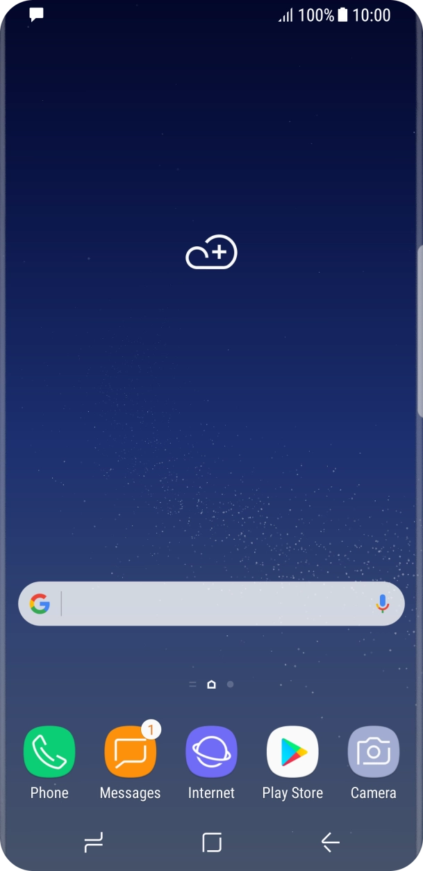 The text/picture message icon shows that you've received a new text or picture message.