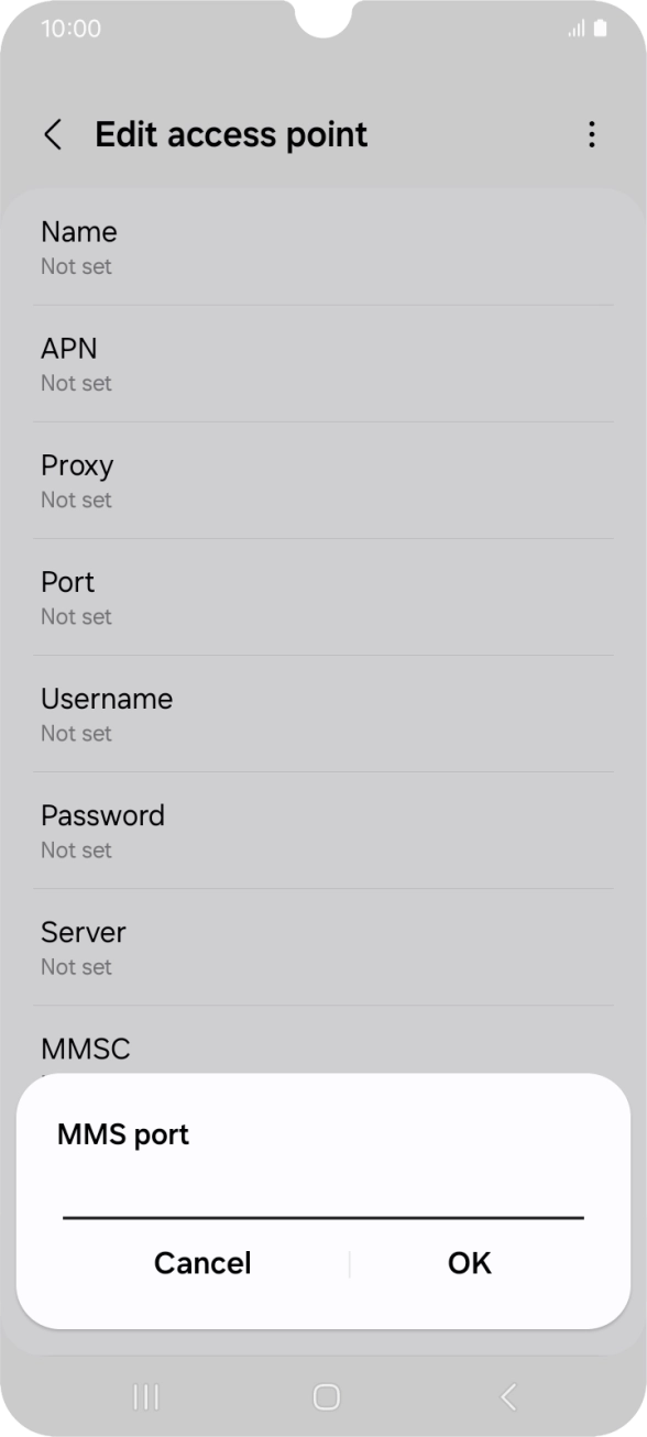 Key in 80 and press OK. Key in 80 and press OK.