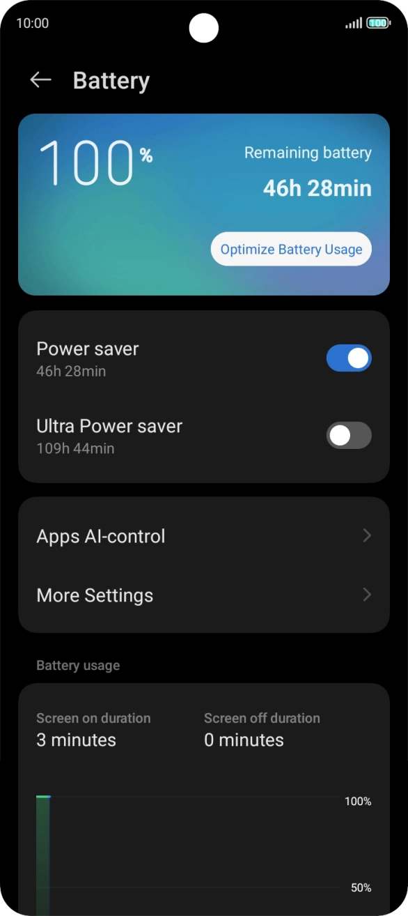 Slide your finger upwards starting from the bottom of the screen to return to the home screen.