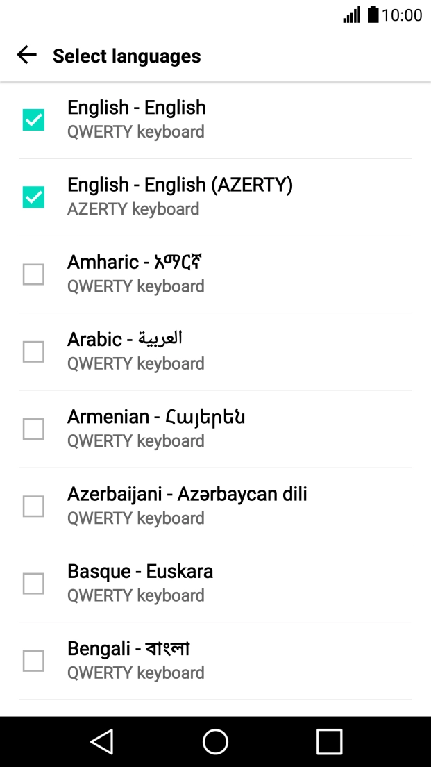 Press the Return key.
