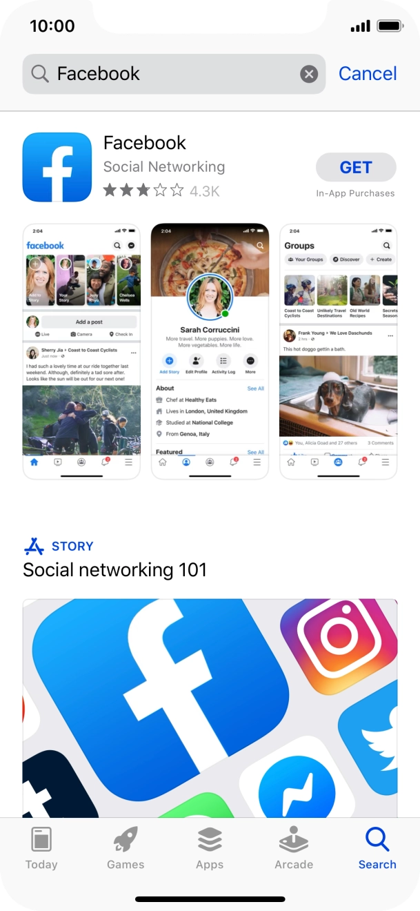 Press Facebook. Press Facebook.