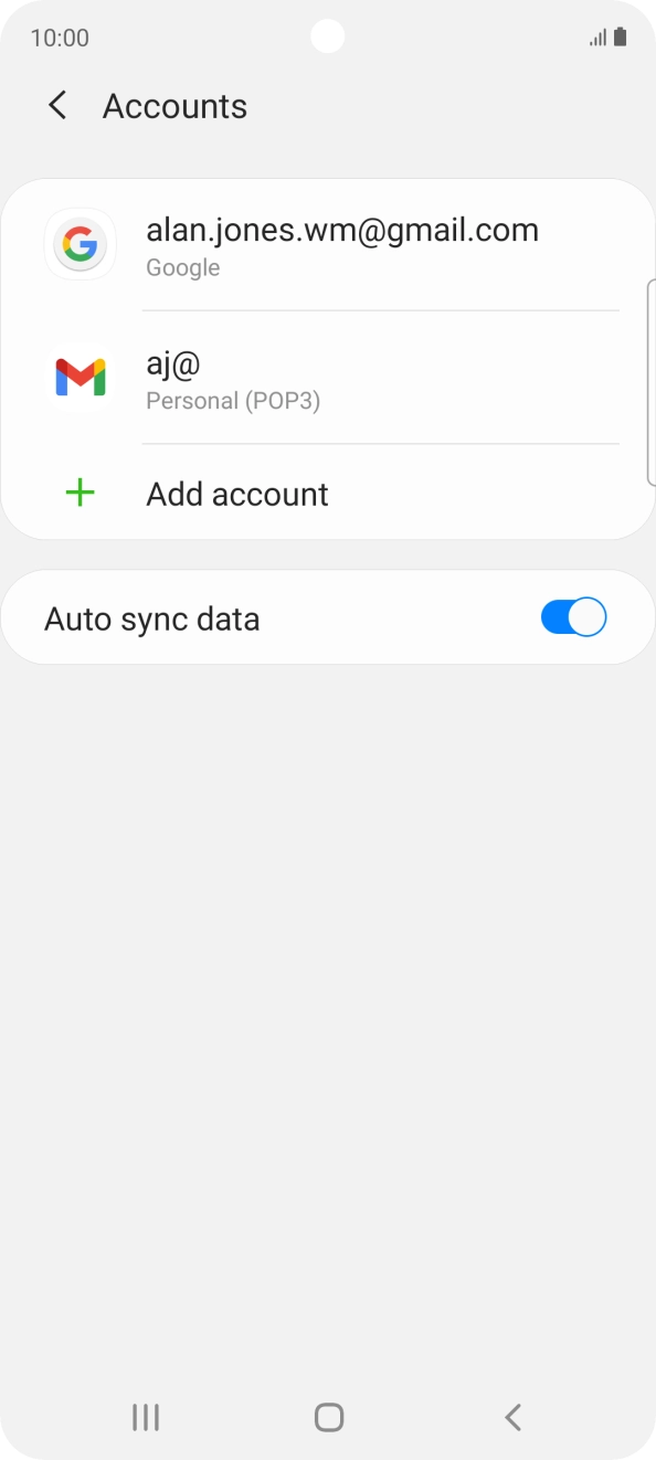 Press the Home key to return to the home screen.