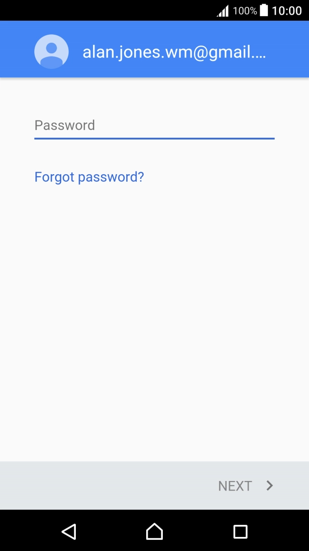 Press the field below 