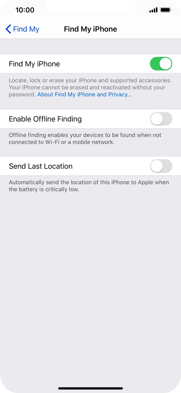 Press the indicator next to Press the indicator next to