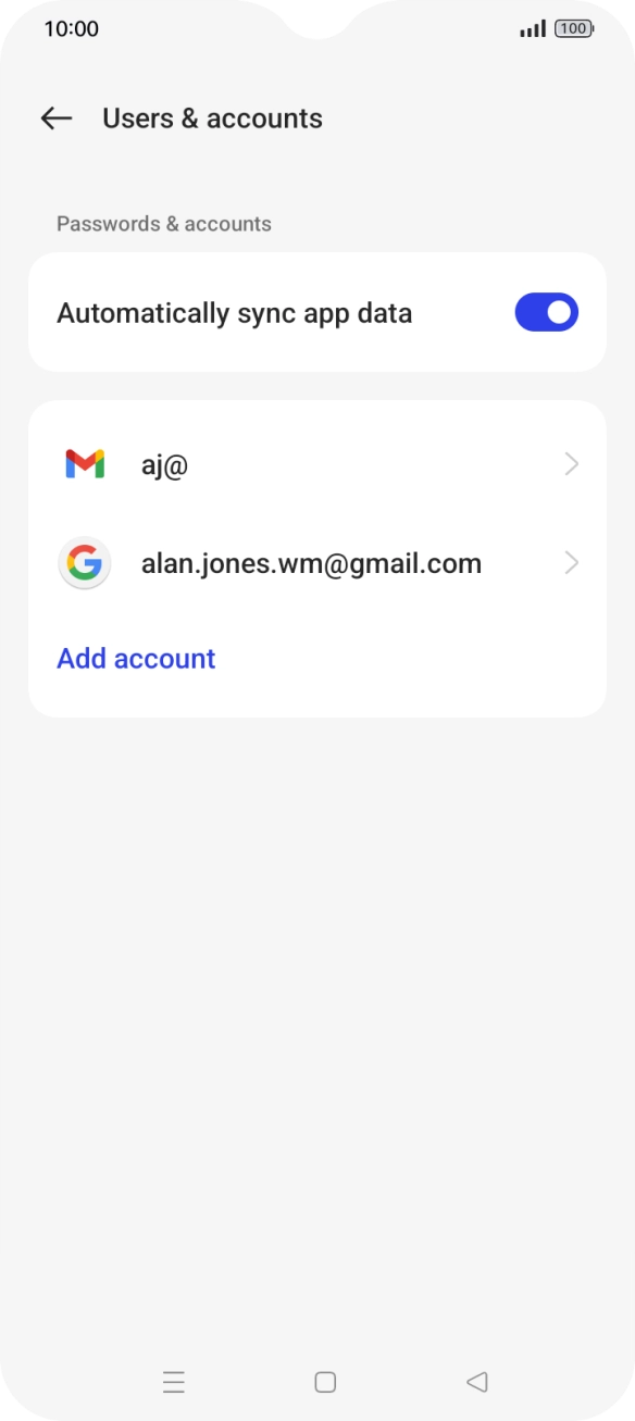 Press the Home key to return to the home screen.