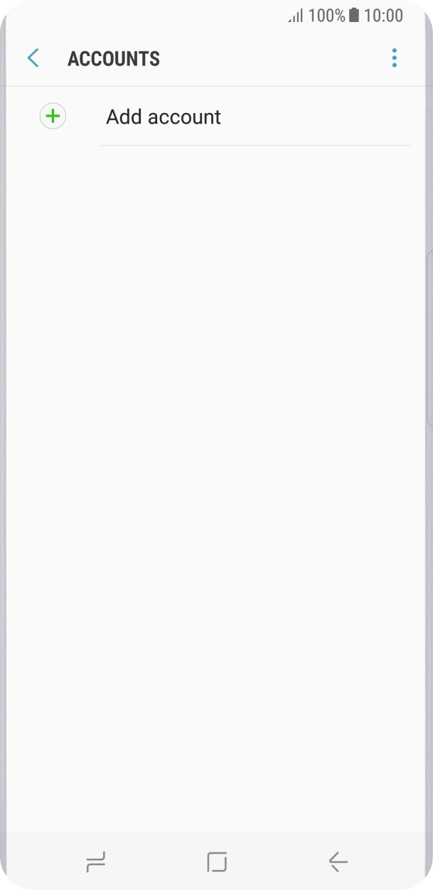 Press Add account. Press Add account.