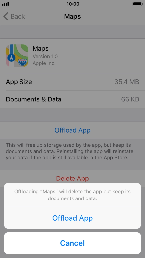 Press Offload App.