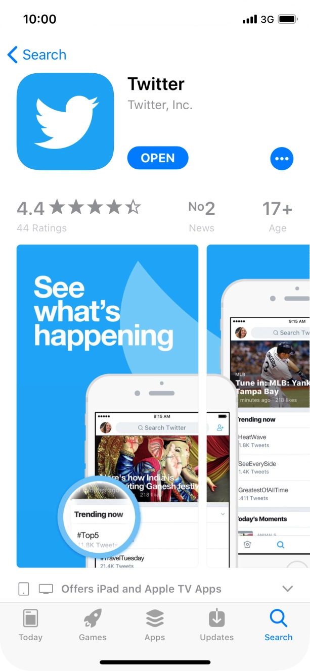 Slide your finger upwards starting from the bottom of the screen to return to the home screen.