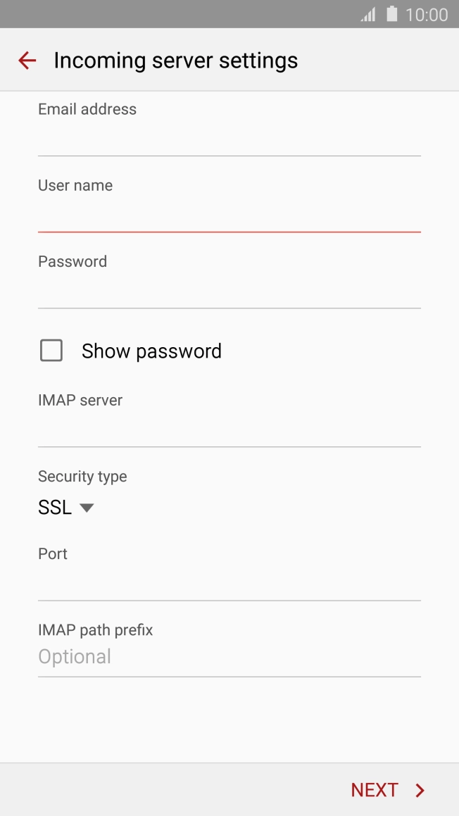Press the field below Press the field below
