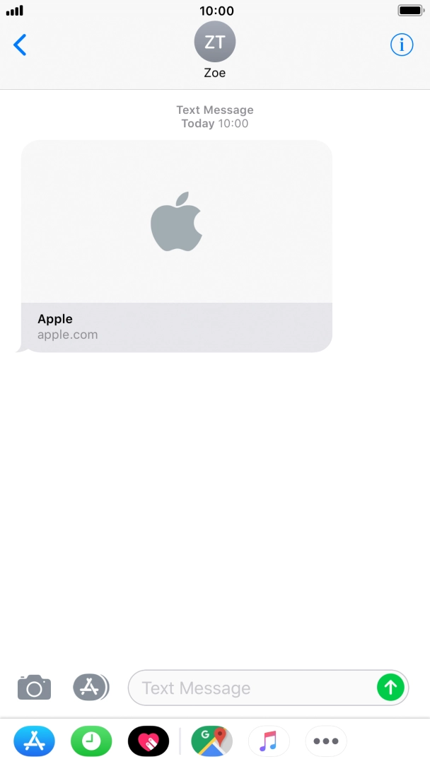 Go to the required message.