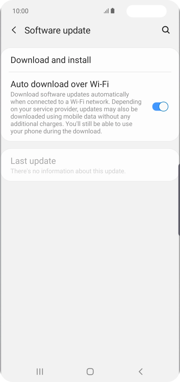 Press Download and install. If a new software version is available, it's displayed. Follow the instructions on the screen to update the phone software. Press Download and install. If a new software version is available, it's displayed. Follow the instructions on the screen to update the phone software.