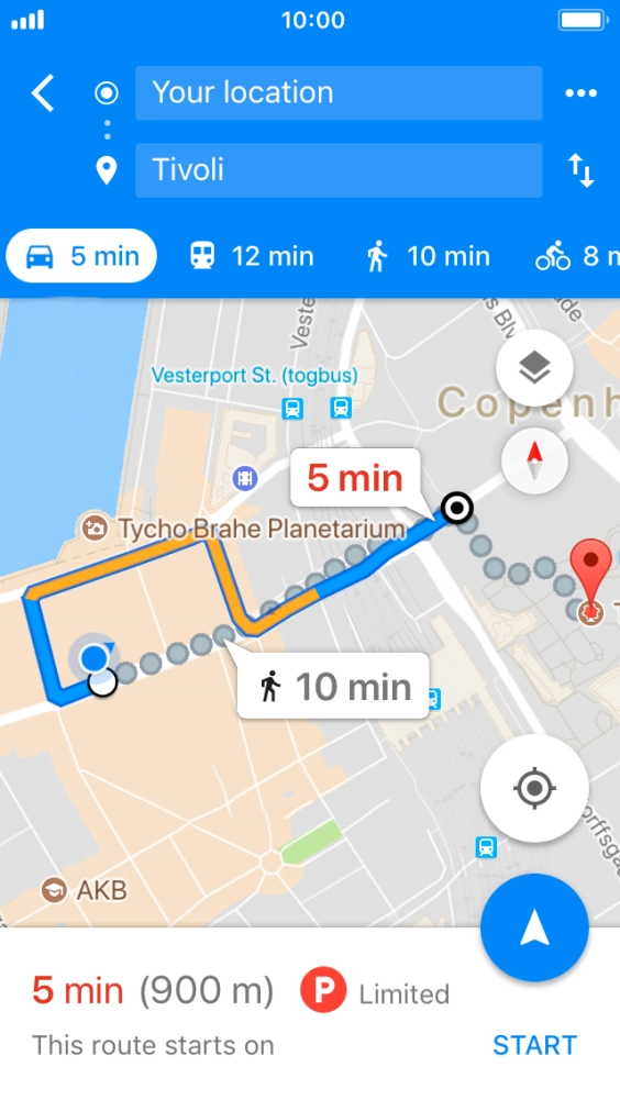 Press the required mode of transportation. Press the required mode of transportation.