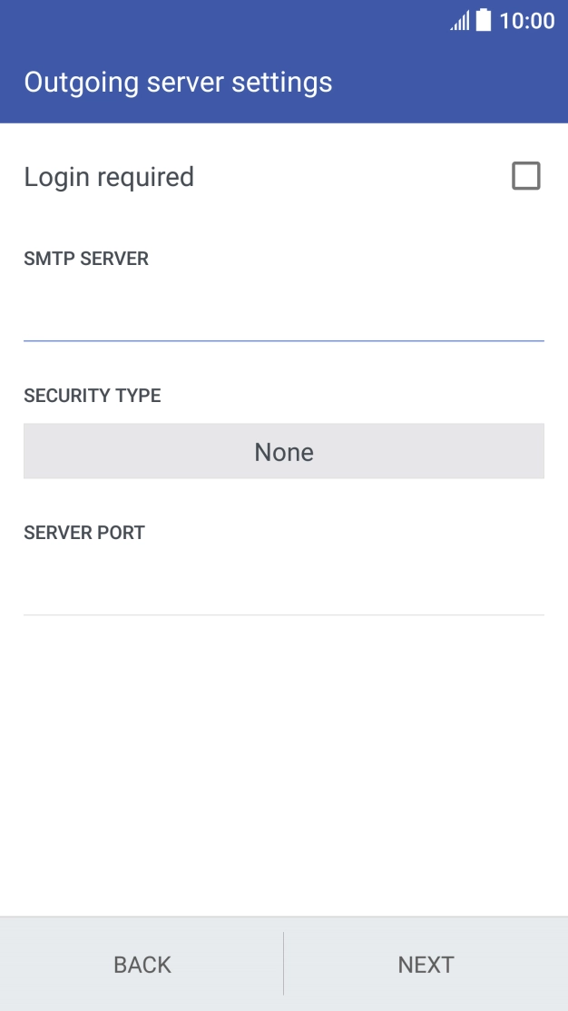 Press the field next to 