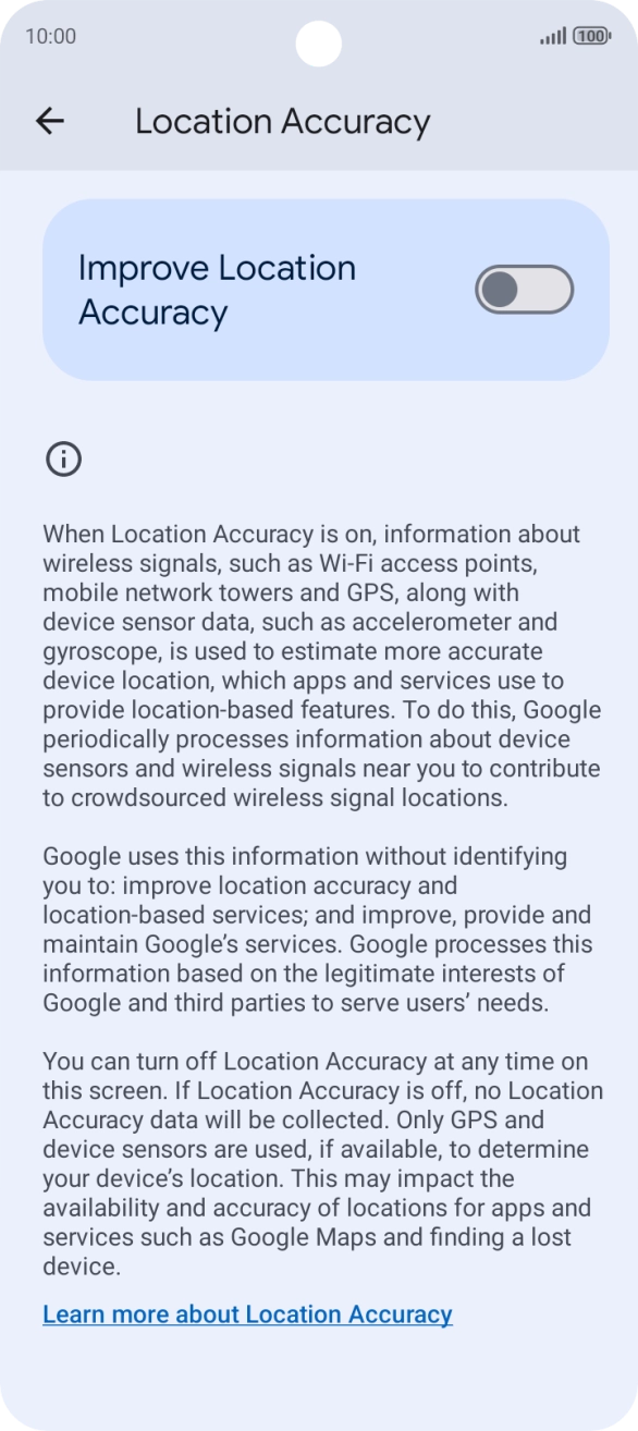 If you press the indicator next to 