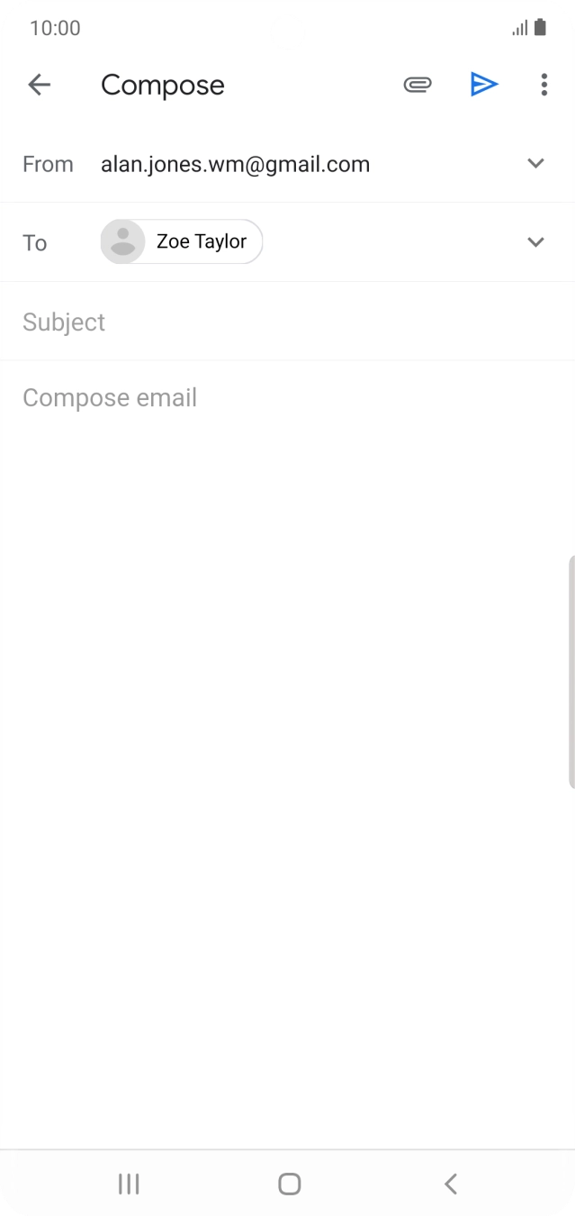Press Subject and key in the required subject.