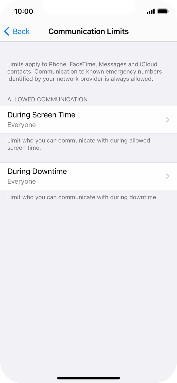 Press During Screen Time.