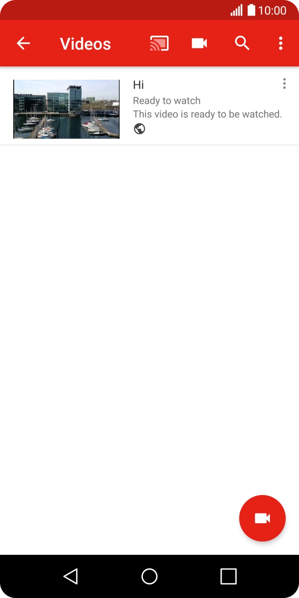 Press the search icon.