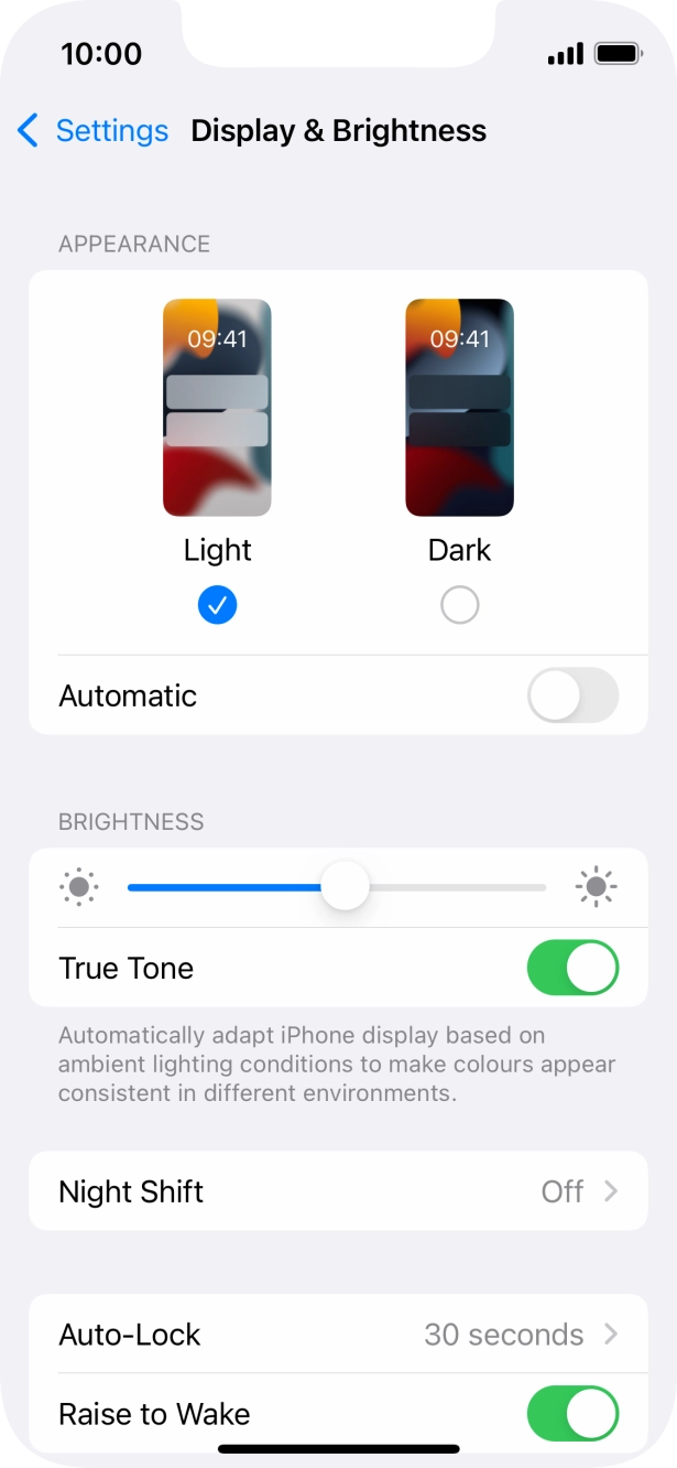 Press Dark. Press Dark.