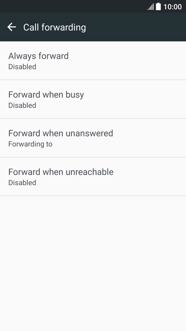 Press the Home key to return to the home screen.