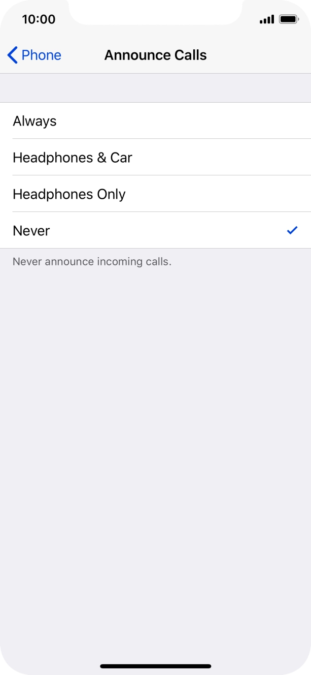 Press Always to turn on the function when silent mode is turned off.