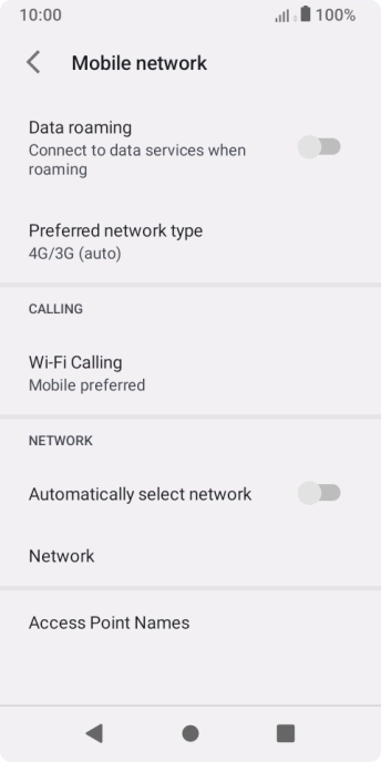 Press the indicator next to Press the indicator next to