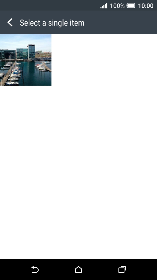 Press the required picture.