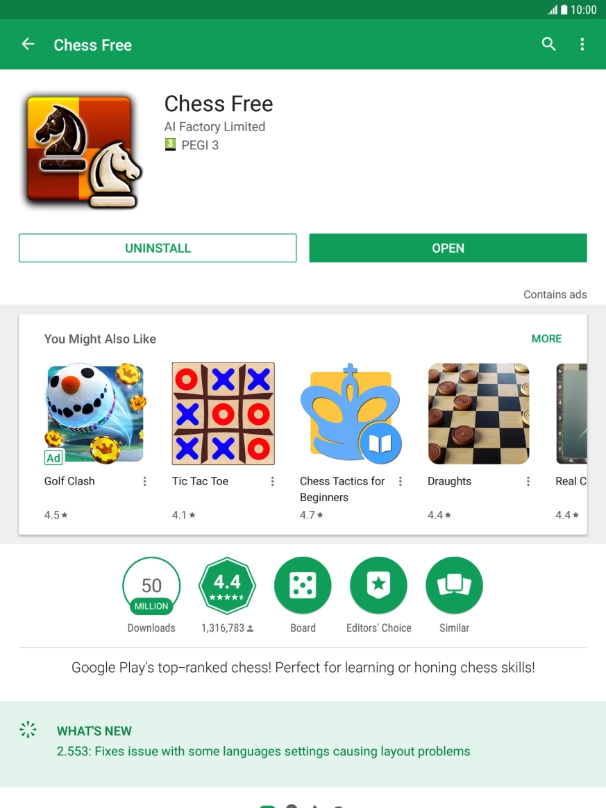 Press the Home key to return to the home screen.