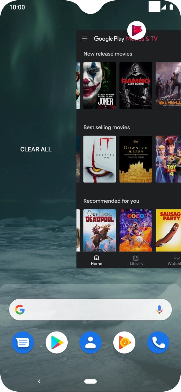 Press CLEAR ALL. Press CLEAR ALL.