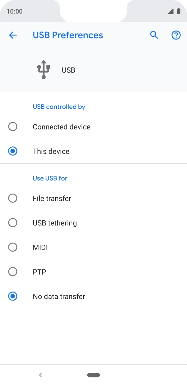 Press File transfer.