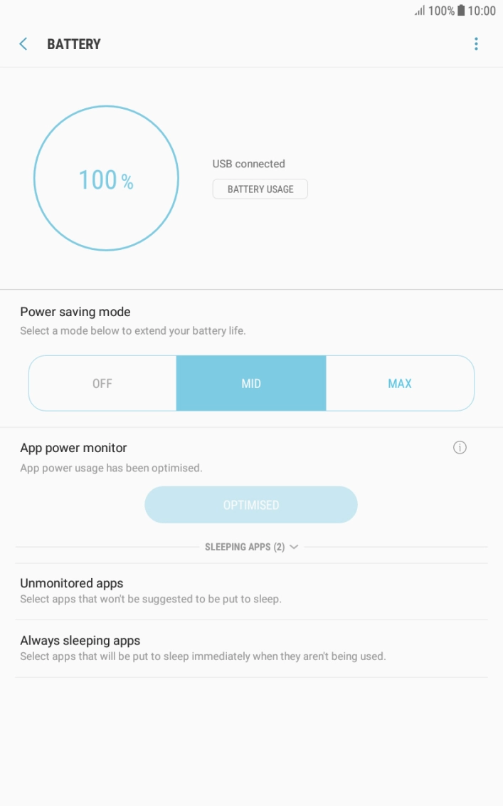Press the Home key to return to the home screen.