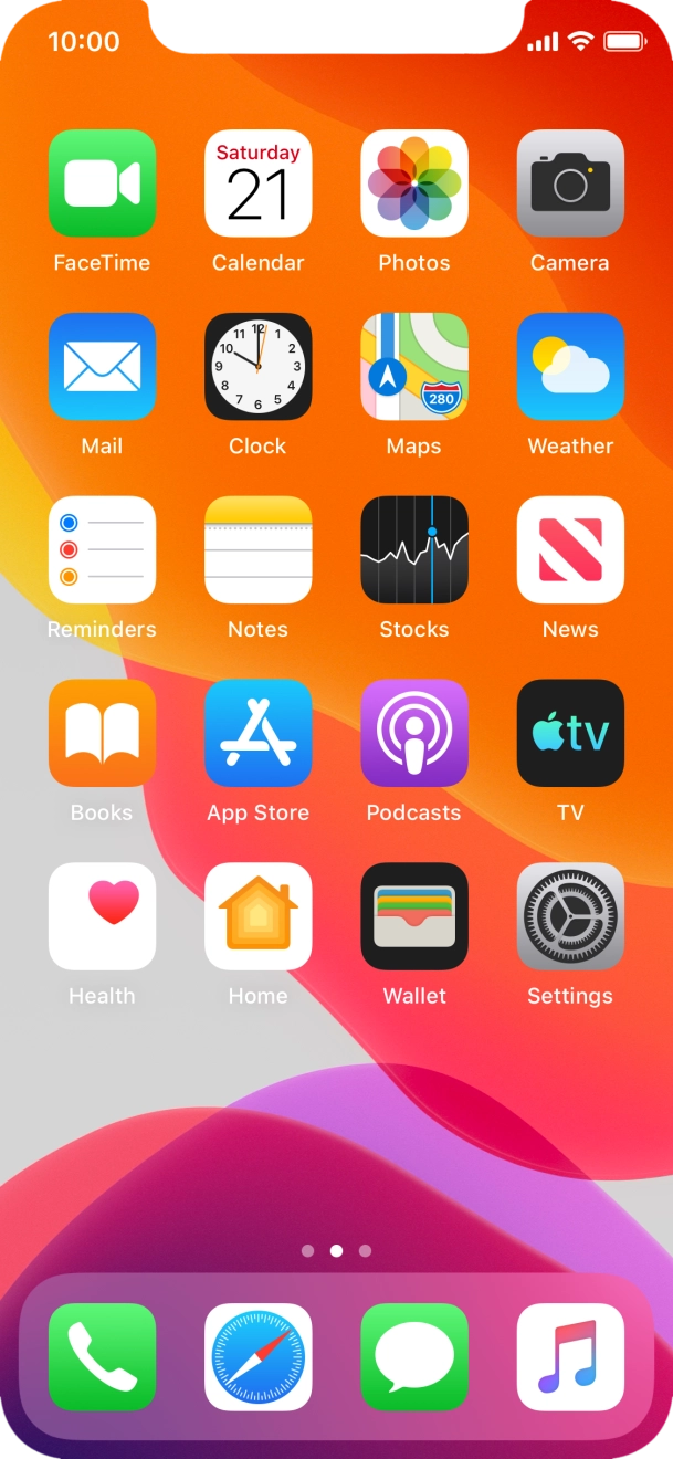The Wi-Fi icon shows that your phone is connected to a Wi-Fi network.