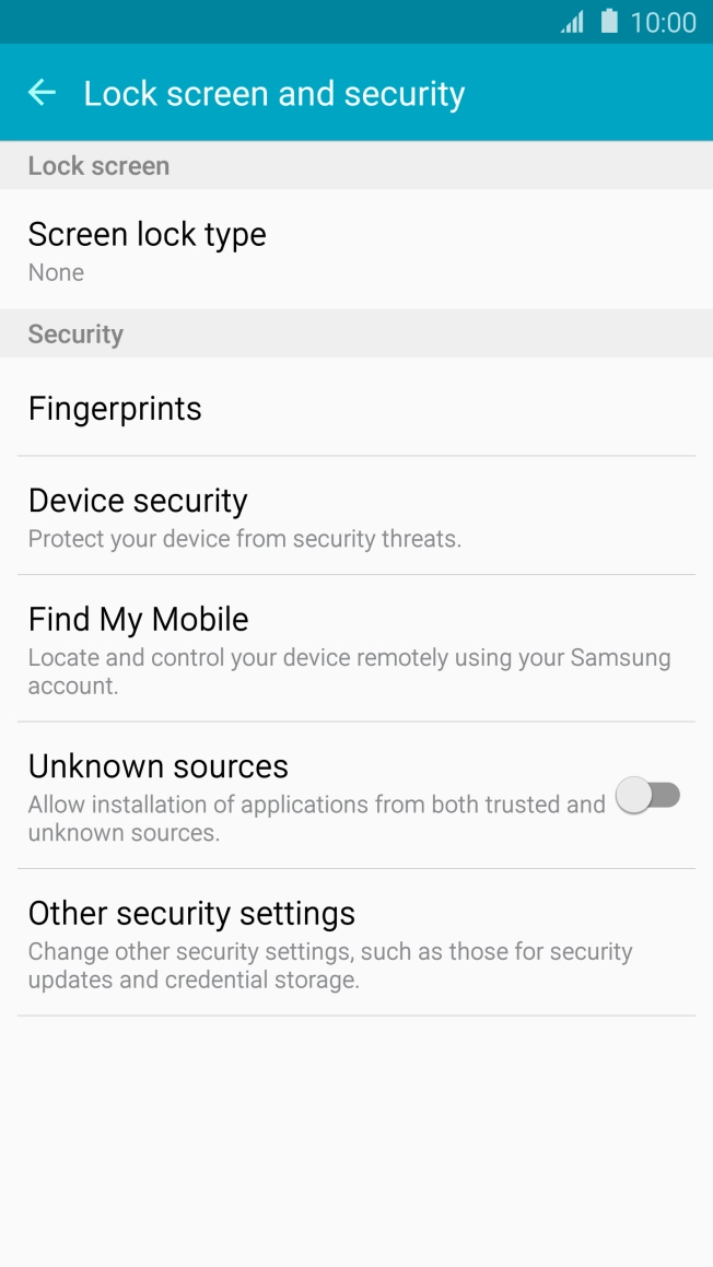 Press the Home key to return to the home screen.