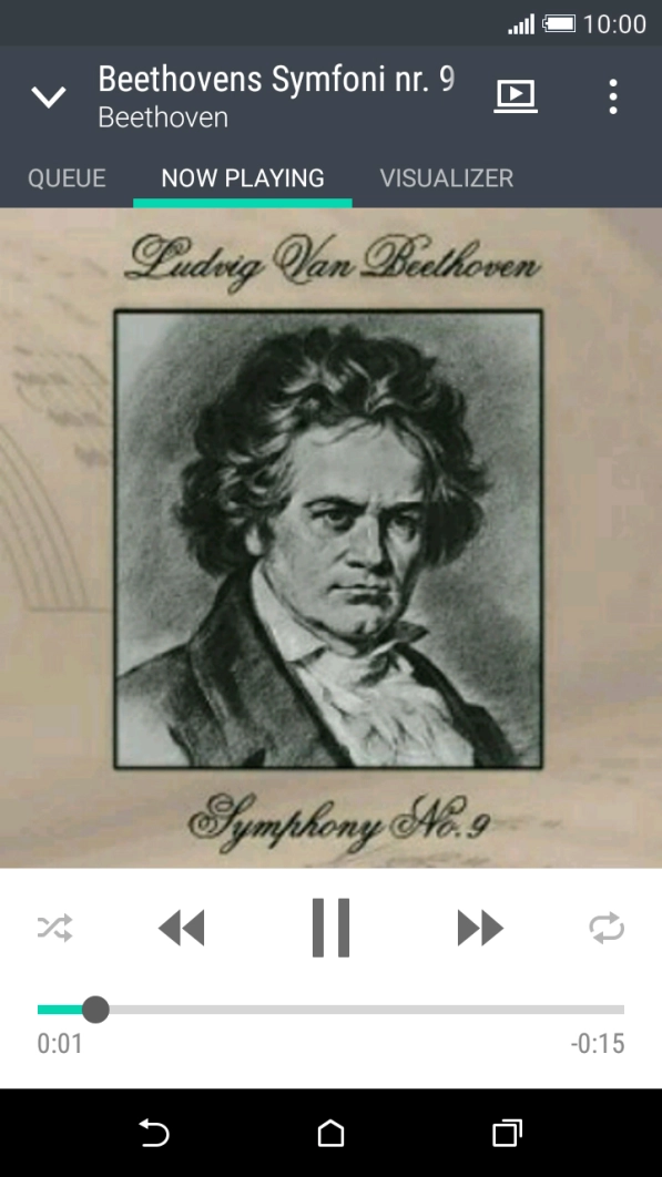 Press arrow right to go to the next audio file.