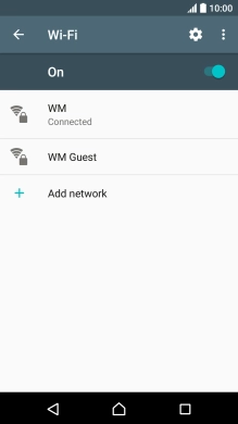 Press the Home key to return to the home screen.
