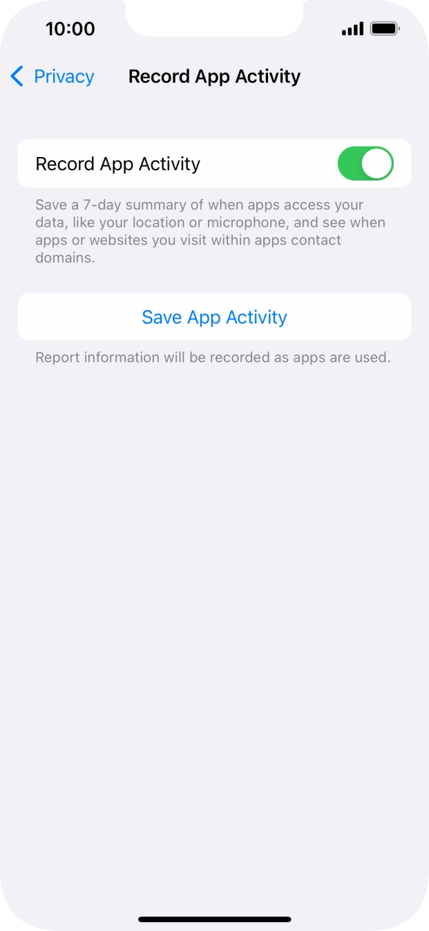 Press Save App Activity.