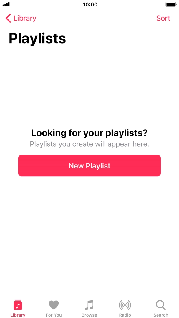 Press New Playlist.