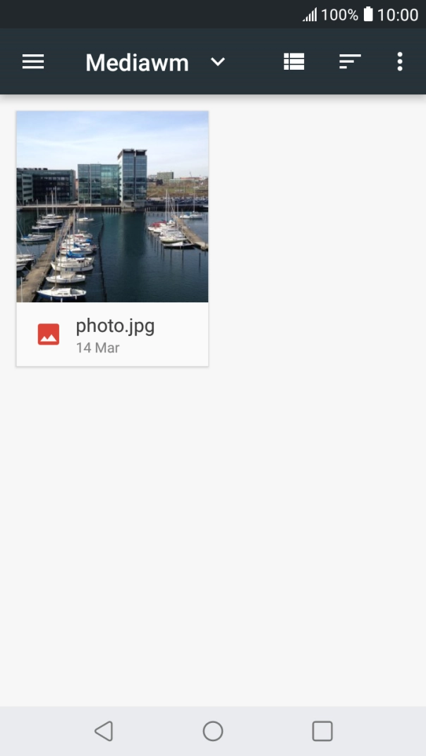 Press the required picture.