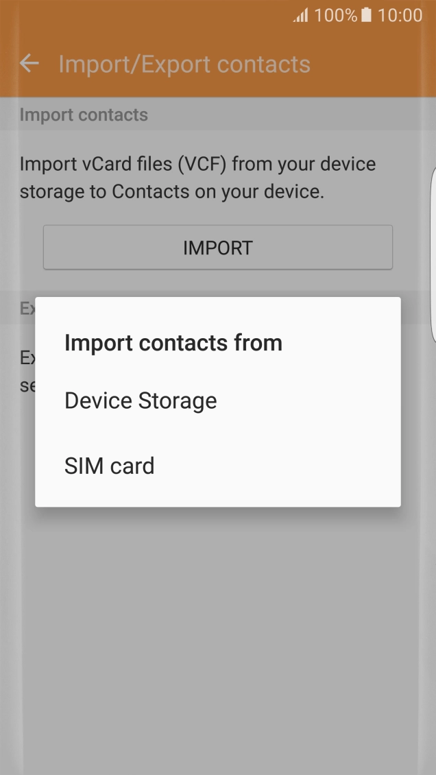 Press SIM card.