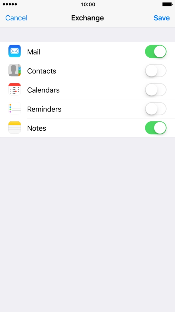 If this screen is displayed, you email account has been recognised and set up automatically. Follow the instructions on the screen to key in more information and finish setting up your phone.