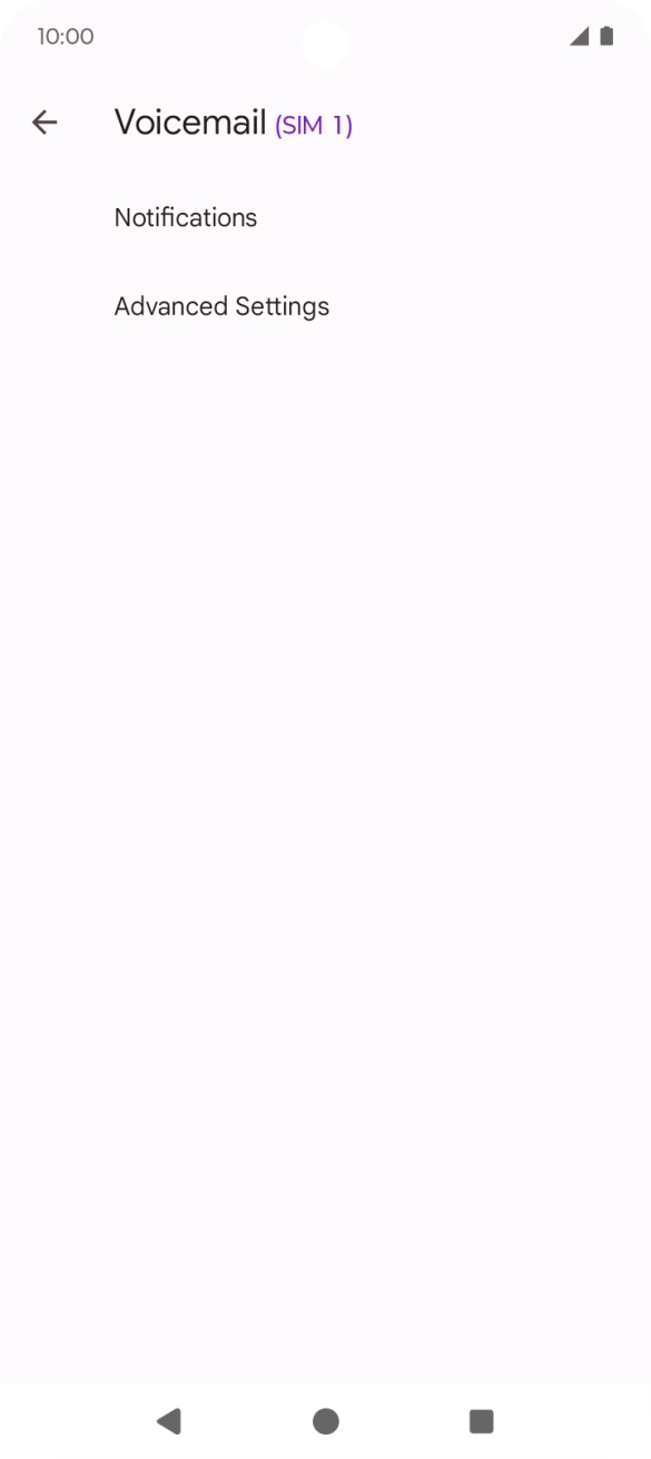 Press Advanced Settings.