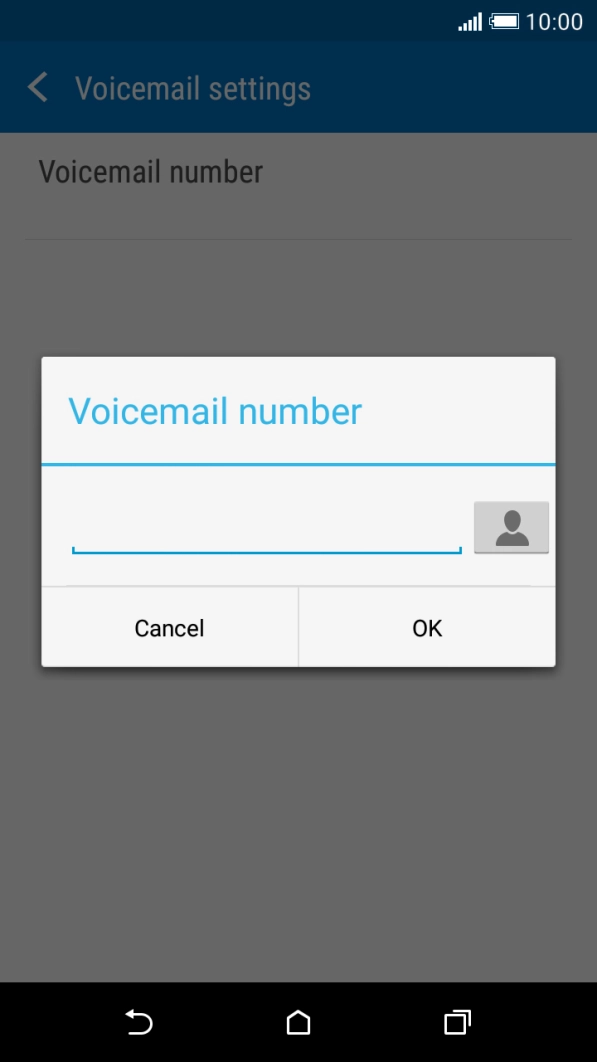 Key in +61101 and press OK.