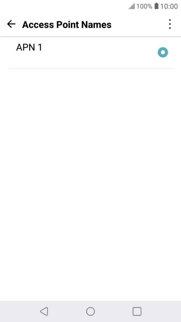 Press the menu icon.