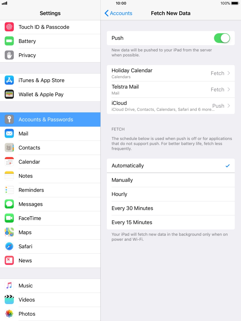 Press the indicator next to Press the indicator next to