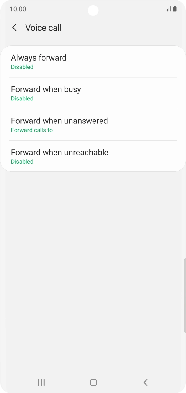Press the Home key to return to the home screen.