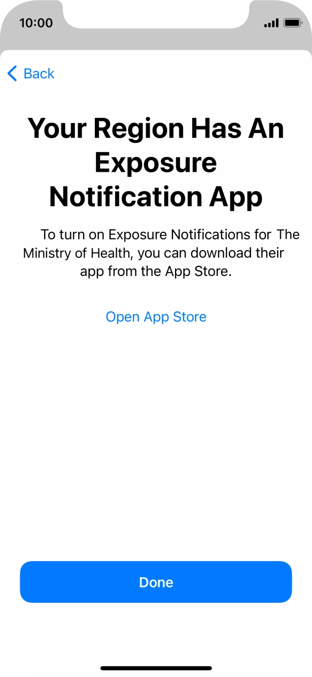 Press Open App Store and follow the instructions on the screen to download and install the app.