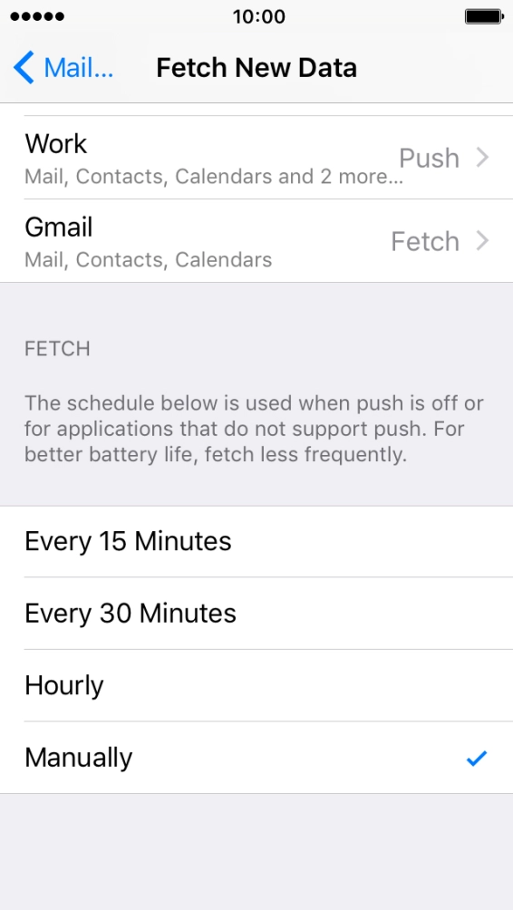 If you turn off the function, press the required setting.