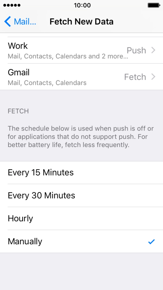If you turn off the function, press the required setting.